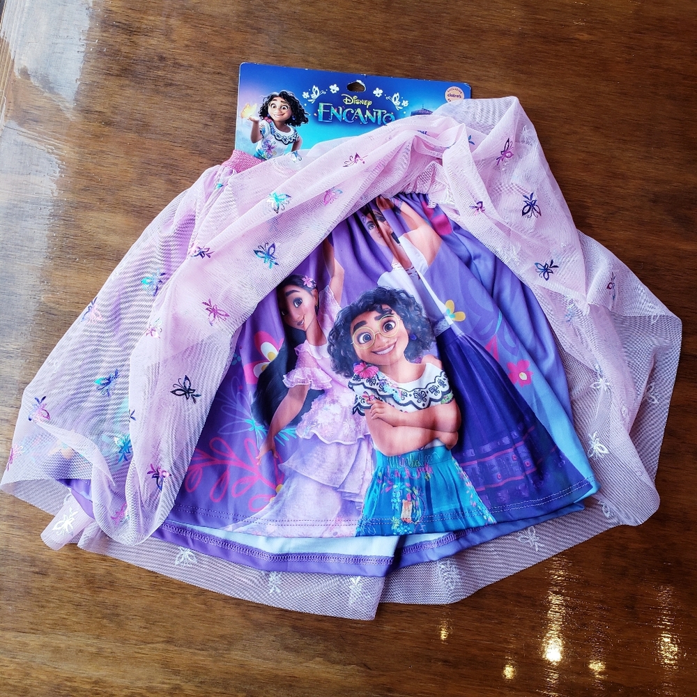 Claire's Disney Princess Encanto Skirt Tulle ONESIZE